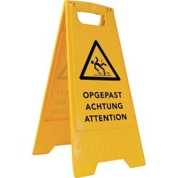 Betra panneau d'avertissement sol glissant hauteur 60 cm 4-tali