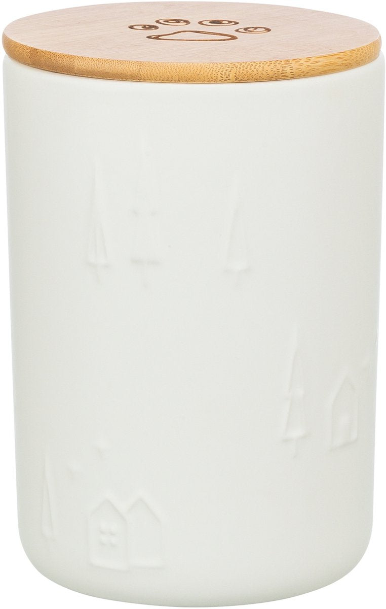 Trixie pot à collation céramique blanc