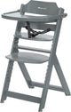 Chaise haute Bebeconfort timba - gris chaud - grandit avec votre enfant - réglable - sécurité optimale