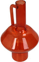 Vase collection HD verre orange 12,7x12,7x21,5cm