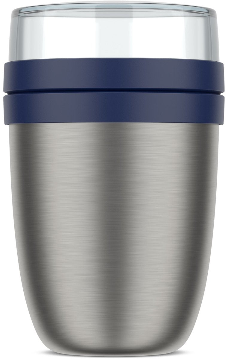 Mepal pot à lunch isotherme ellipse - 500 ml - boîte à lunch thermos - bleu vif