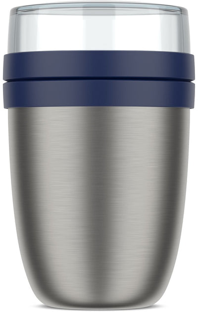Mepal pot à lunch isotherme ellipse - 500 ml - boîte à lunch thermos - bleu vif