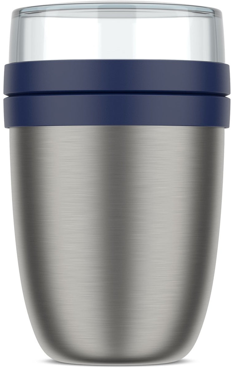 Mepal pot à lunch isotherme ellipse - 500 ml - boîte à lunch thermos - bleu vif