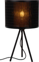 Lucide tagalog - lampe de table - ø 26 cm - 1xe27 - noir - japandi