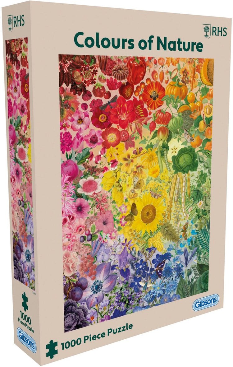 Gibsons - rhs couleurs de la nature - société royale d'horticulture - 1000 pièces - 49×68cm - puzzle pour adultes