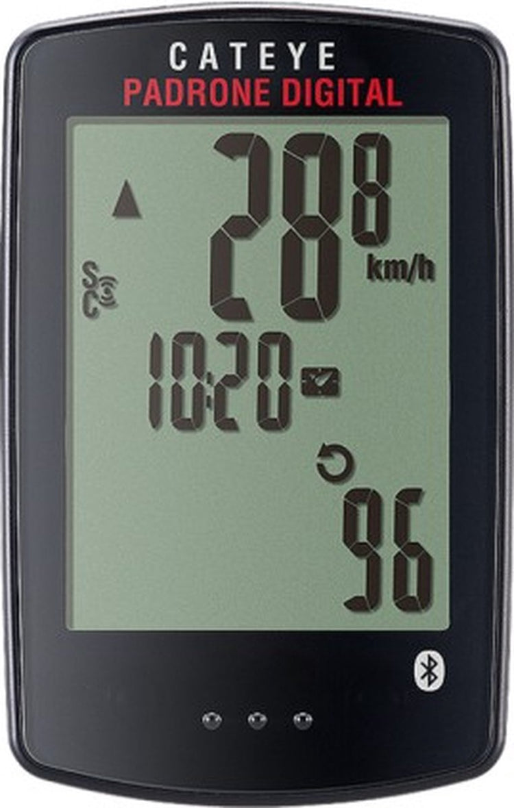 Ordinateur de vélo Cateye Padrone Digital CC-PA400B - excl. capteur - sans fil - noir