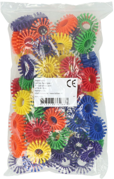 Disques de construction colorés - 72 pcs.