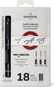 Ensemble de calligraphie Sheaffer - noir - plumes f m b - sf-93402