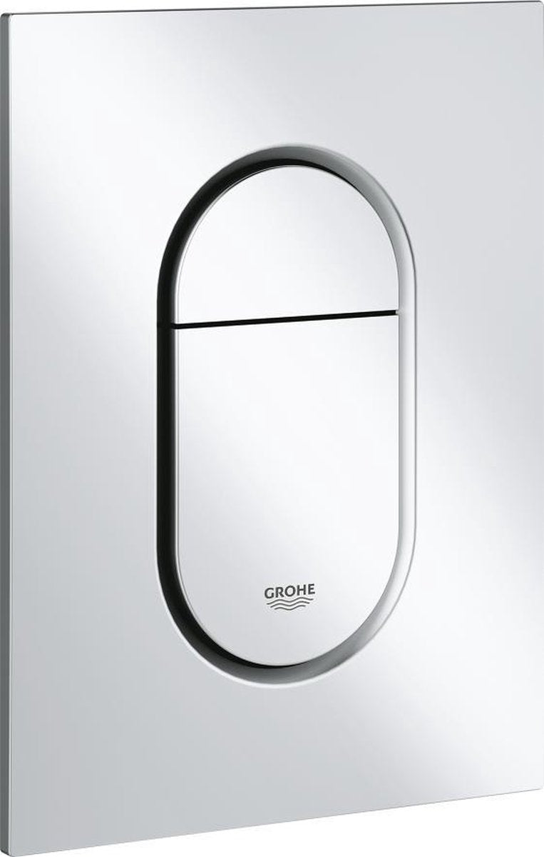 WC à panneau de commande Grohe arena cosmopolitan s - double chasse - chrome mat