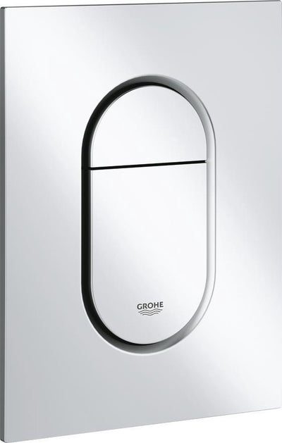 WC à panneau de commande Grohe arena cosmopolitan s - double chasse - chrome mat