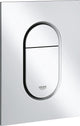 WC à panneau de commande Grohe arena cosmopolitan s - double chasse - chrome mat