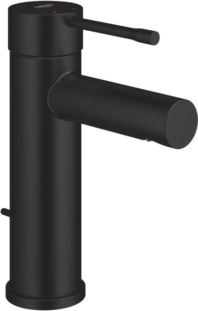 Mitigeur lavabo Grohe essence nouveau taille S – avec vidage – ecojoy – fastfixation plus – noir mat