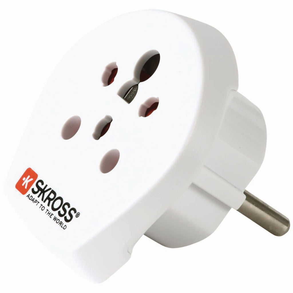 SKROSS SKROSS SKR1500217E Adaptateur de voyage Inde Israël Danemark en Europe