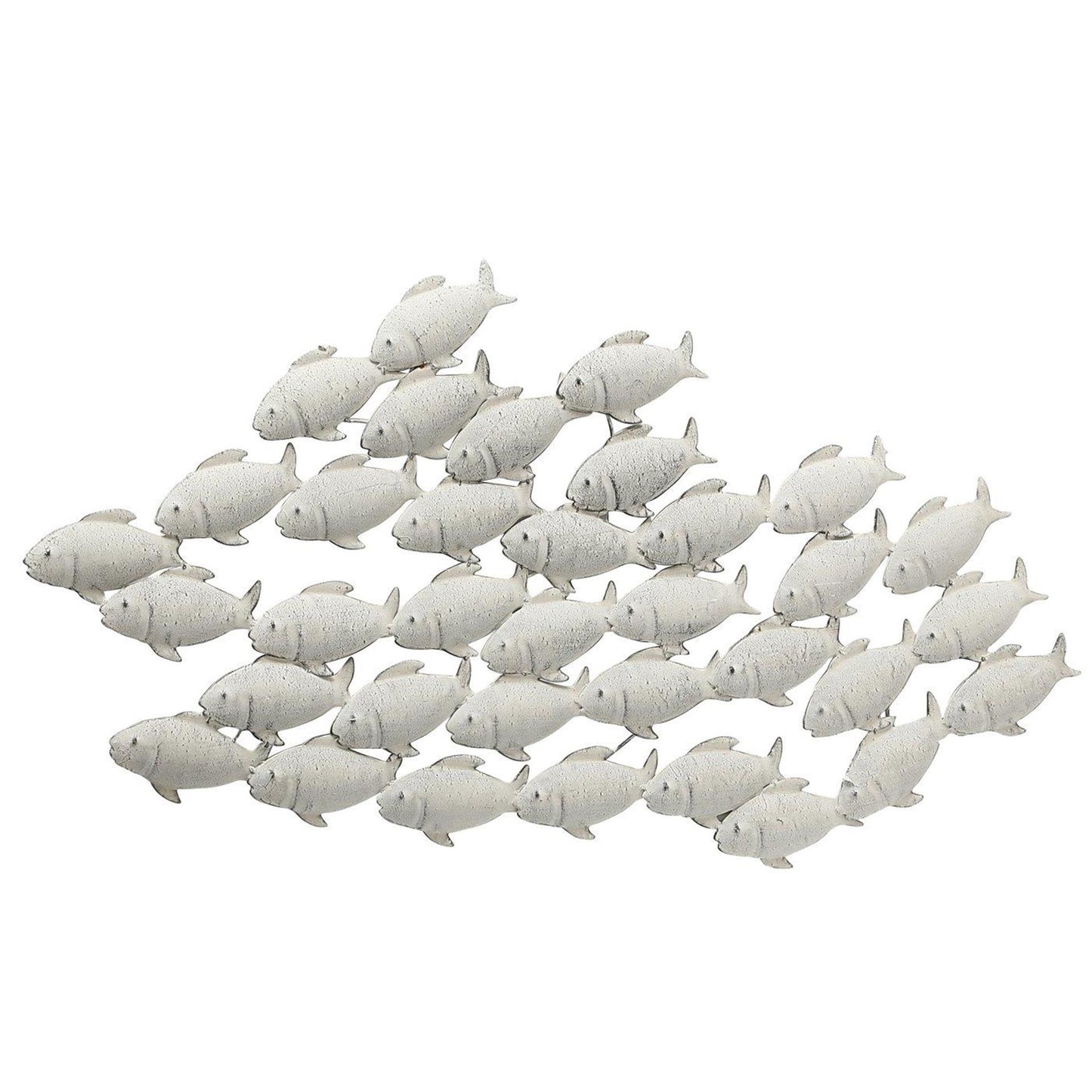 Boltze décoration murale maison poisson métal 97x53cm