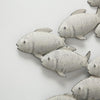 Boltze décoration murale maison poisson métal 97x53cm