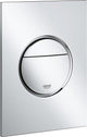 WC à panneau de commande Grohe nova cosmopolitan s - double chasse - chrome