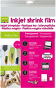 Vaessen creative • film rétractable (jet d'encre) a4 transparent 5pcs
