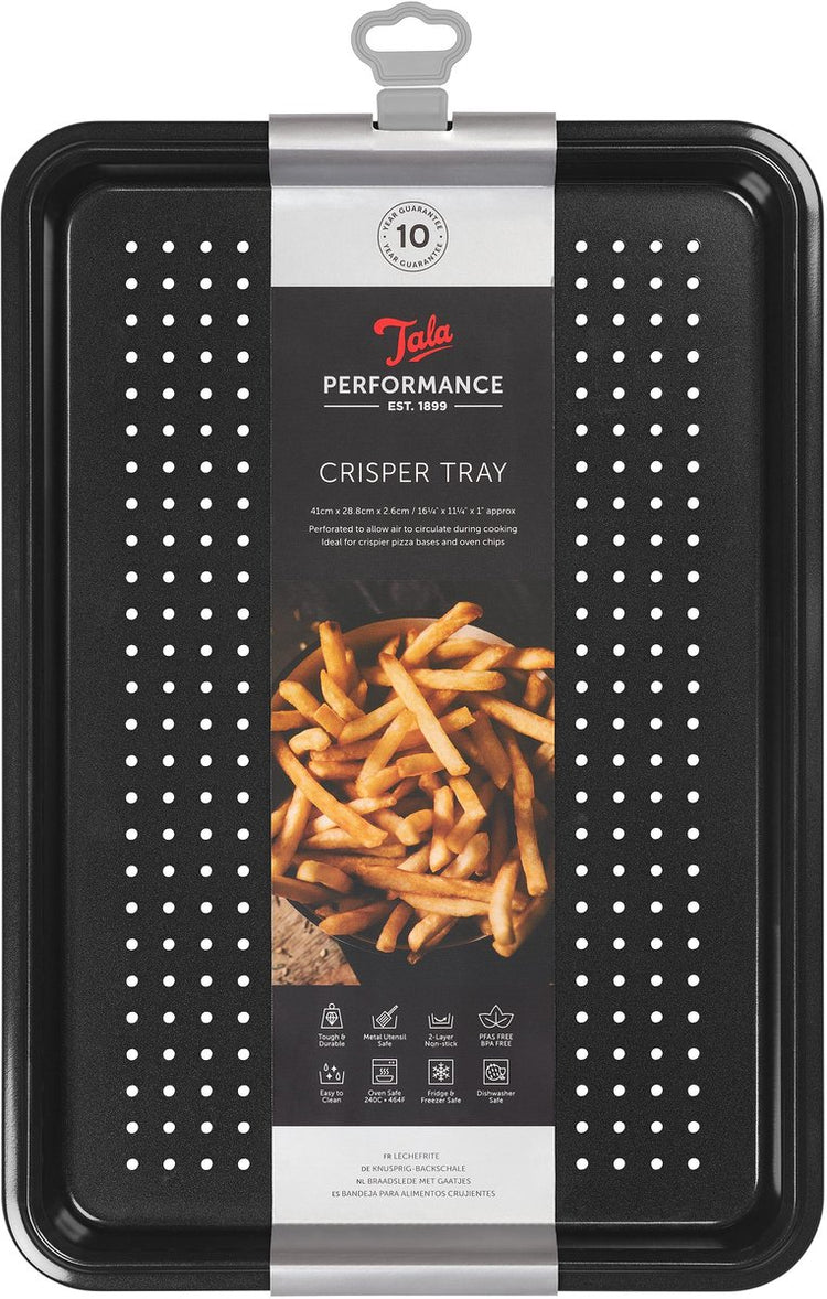 Tala performance - plaque à pâtisserie - perforée - 39,5 x 27 x 2 cm - antiadhésive - va au four