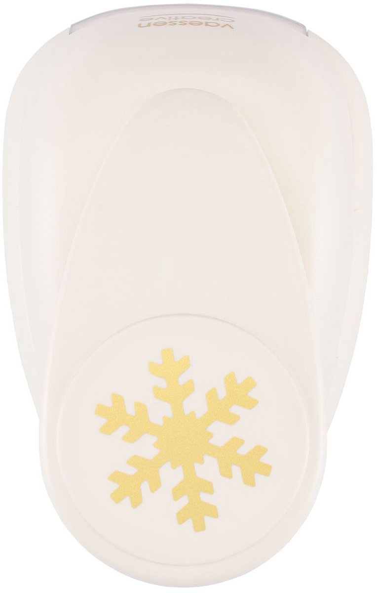 Vaessen creative punch - perforatrice figurine - flocon de neige - 4,9 x 4,9 cm