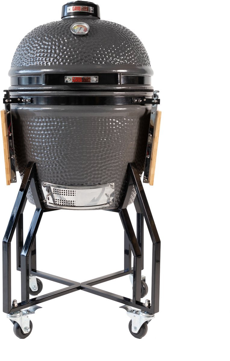 Grill guru kamado barbecue original grand ø47cm ø18.5inch - complet - gris