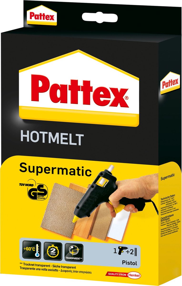 Pistolet à colle Pattex 11 mm 45 w 1 jeu(s)