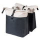 Basil sac double vive 28-35l blanc cassé noir
