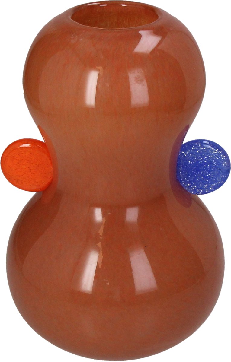 Vase collection Hd verre terra 16,5x16,5x25,5cm