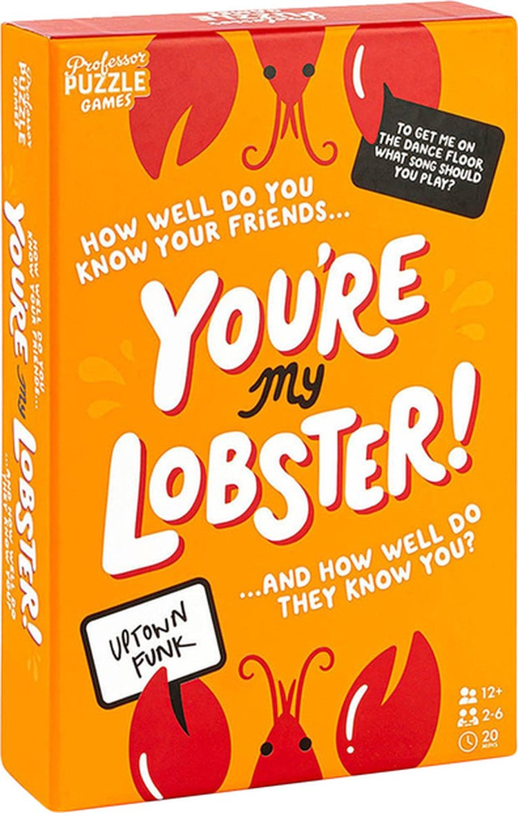 Professeur puzzle tu es mon homard - jeu de société - jeu de société - teste ton amitié - Anglais -