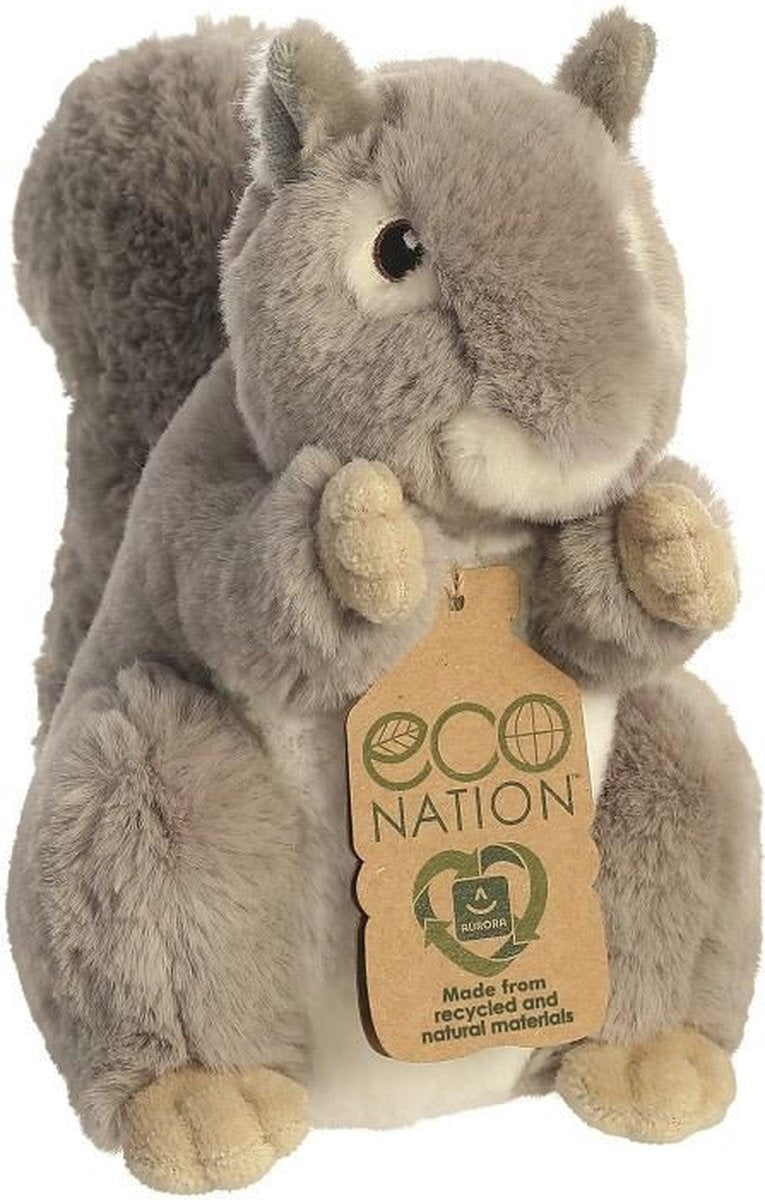 Eco Nation Pluchen Cuddle Squirrel 20,5 cm