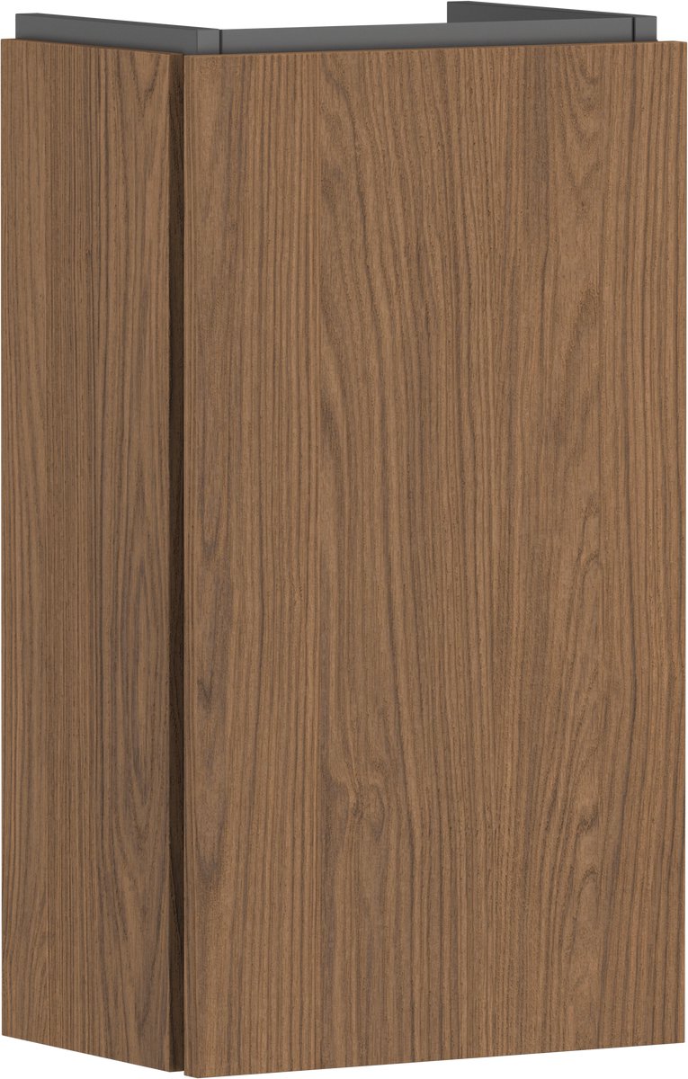 Hansgrohe xilesa e - meuble de salle de bain - format 340 240 mm - pour fontaine - charnière droite - chêne cachemire