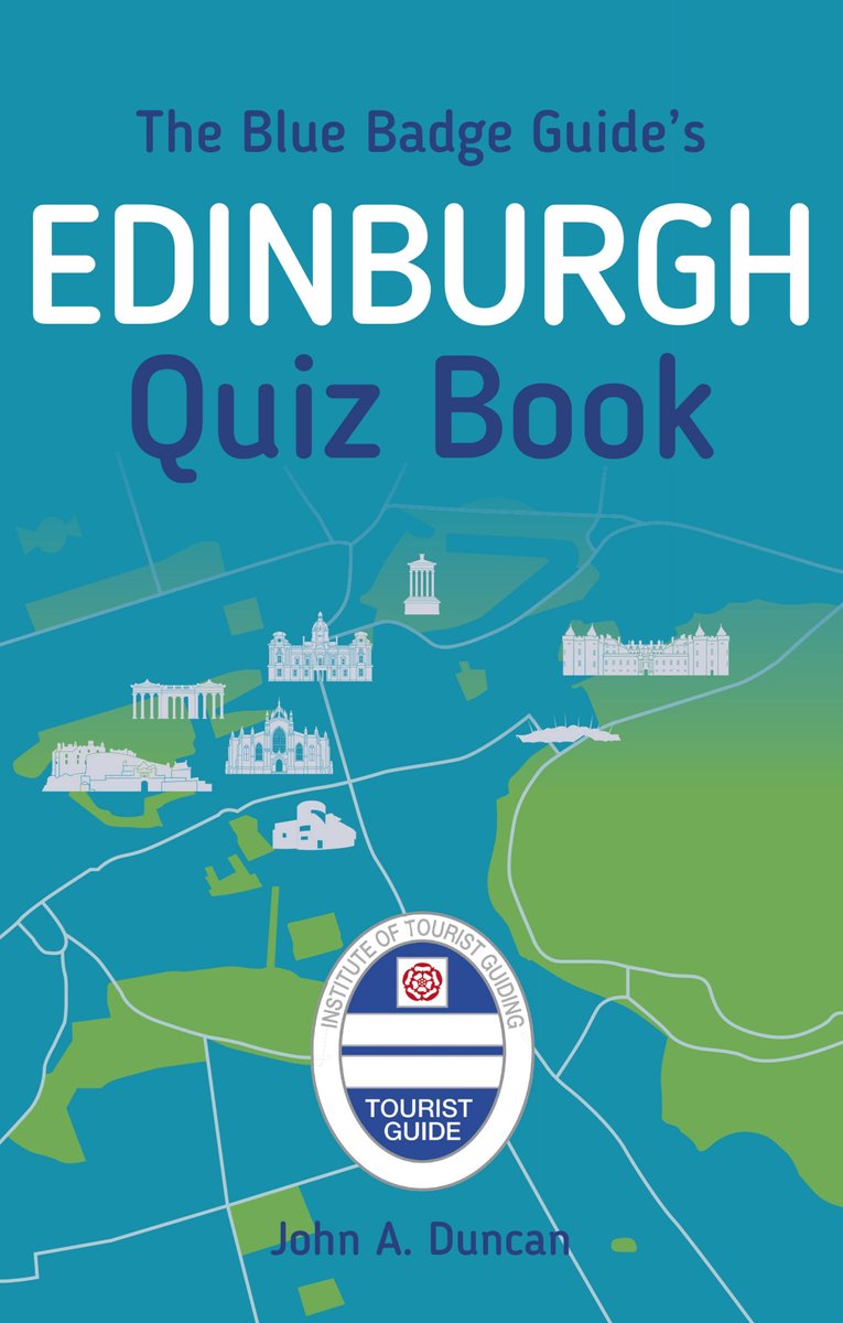 Le livre de quiz d'Édimbourg du guide du badge bleu