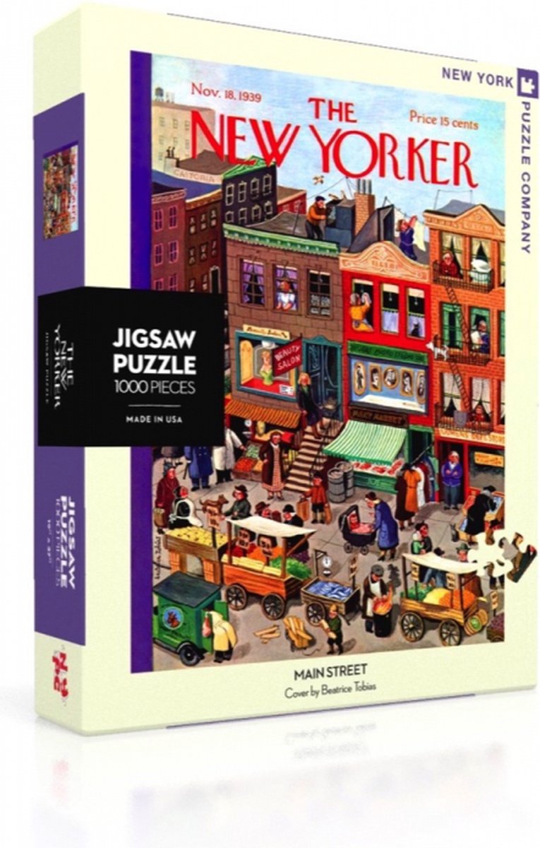 New York Puzzle Company - New Yorker Main Street - Puzzle 1000 pièces