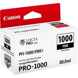 Cartouche d'encre noire Canon PFI-1000bk