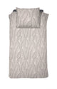 Damai bellezza - housse de couette - satin - 140x200 220 cm - crème + 1 taie d'oreiller 60x70