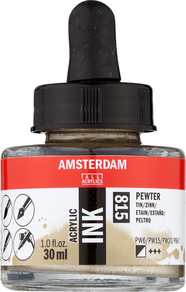 Bouteille d'encre acrylique Amsterdam boîte de 30 ml 815