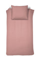 Housse de couette week-end Cendrillon - 1 personne - coton - 140x200 220 cm - rose + 1 taie d'oreiller 60x70