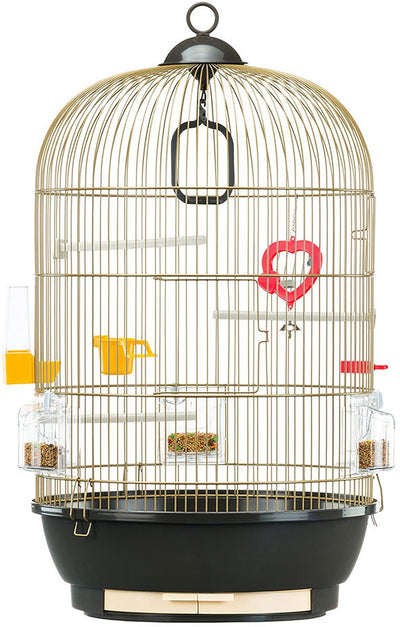 Cage à oiseaux antique Ferplast Diva - marron - 40 x 40 x 65 cm
