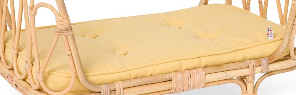 Matelas jaune Poppie Toys pour lit