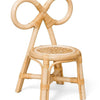 Chaise de poupée en rotin coquelicot. 2+