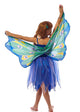 Robe avec ailes xs : paon