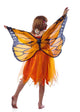 Robe avec ailes s: orange 4-6