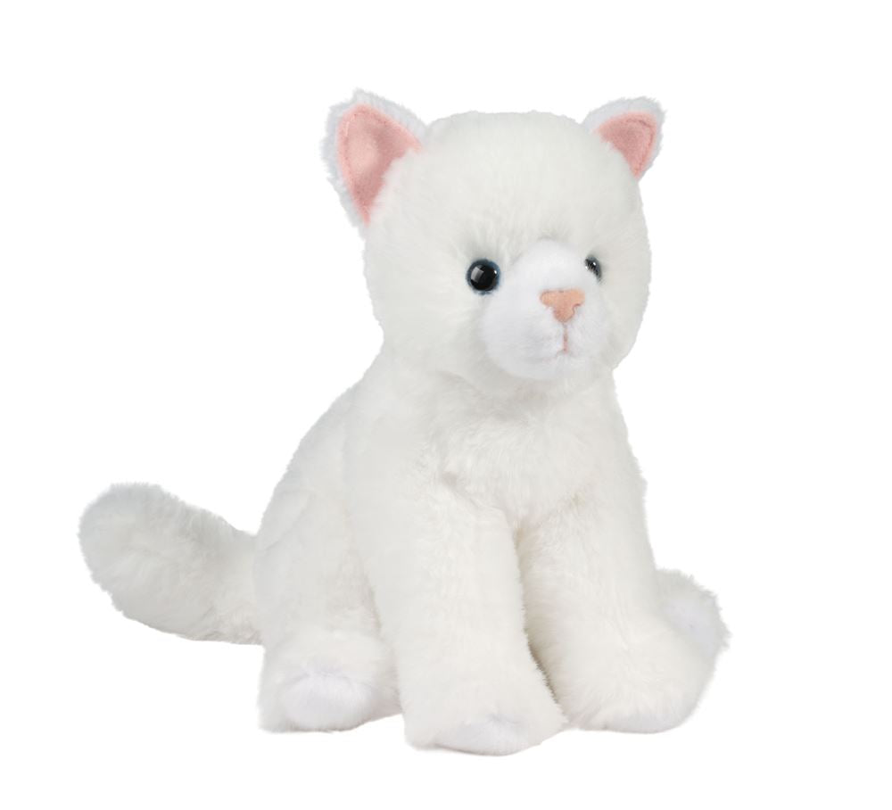 Winnie chat blanc mini jouet douglas doux