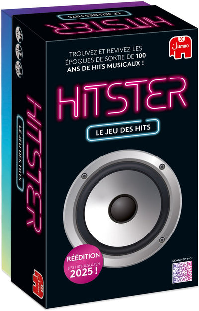 Hitster jumbo - original - jeu d'ambiance francophone - jeu d'action - édition française - jeu musical à partir de 16 ans