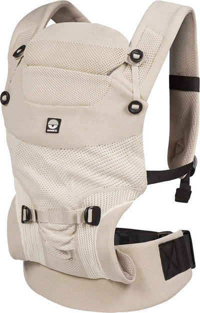 Porte-bébé Dooky - porte-bébé terra nova beige - porte-enfant - porte-bébé et porte-bébé 3,5-15 kg - position M ergonomique - porte-dos - réglable et respirant - porte-bébés - porte-bébé