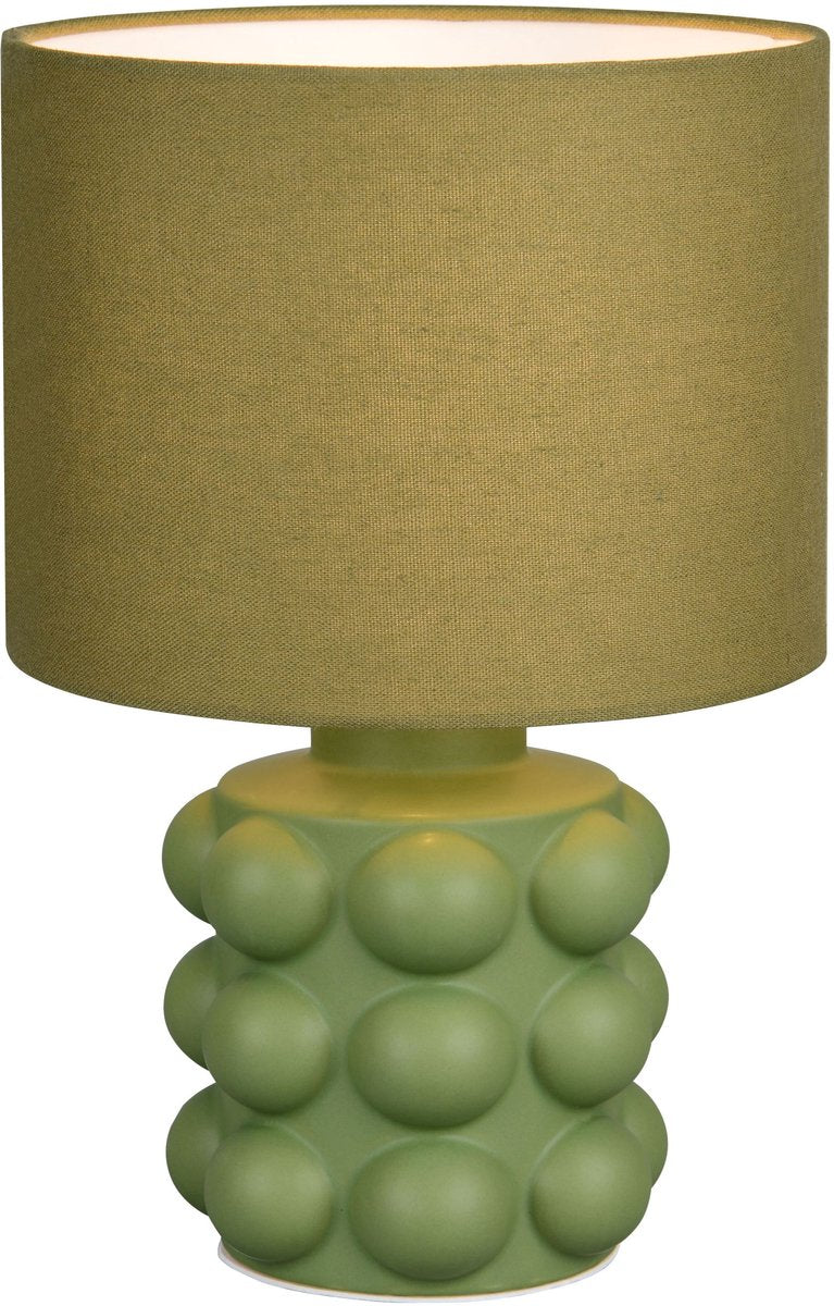 Rl live your light reality kate - lampe de table - vert - excl. 1x e14 4 w - interrupteur à cordon