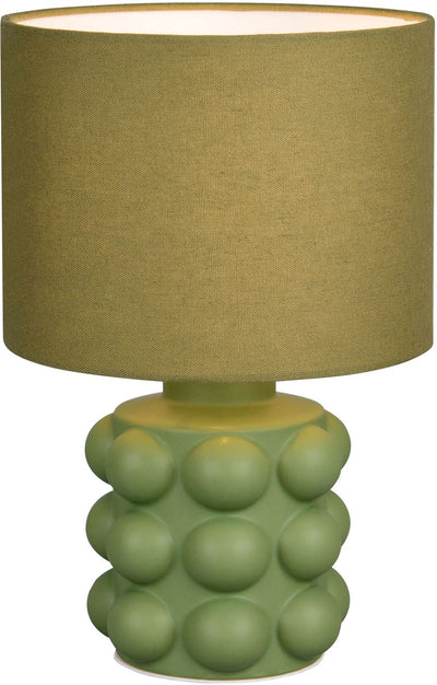 Rl live your light reality kate - lampe de table - vert - excl. 1x e14 4 w - interrupteur à cordon