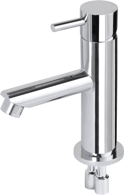Mitigeur de lavabo Differnz droit - mitigeur - froid et chaud - robinet de WC - chrome
