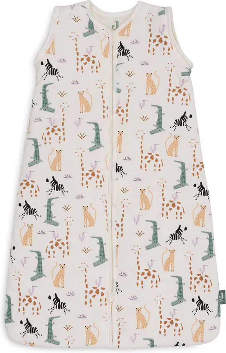 Jollein gigoteuse d'hiver avec manches zippées 70 cm - jungle jambo - gigoteuse d'hiver