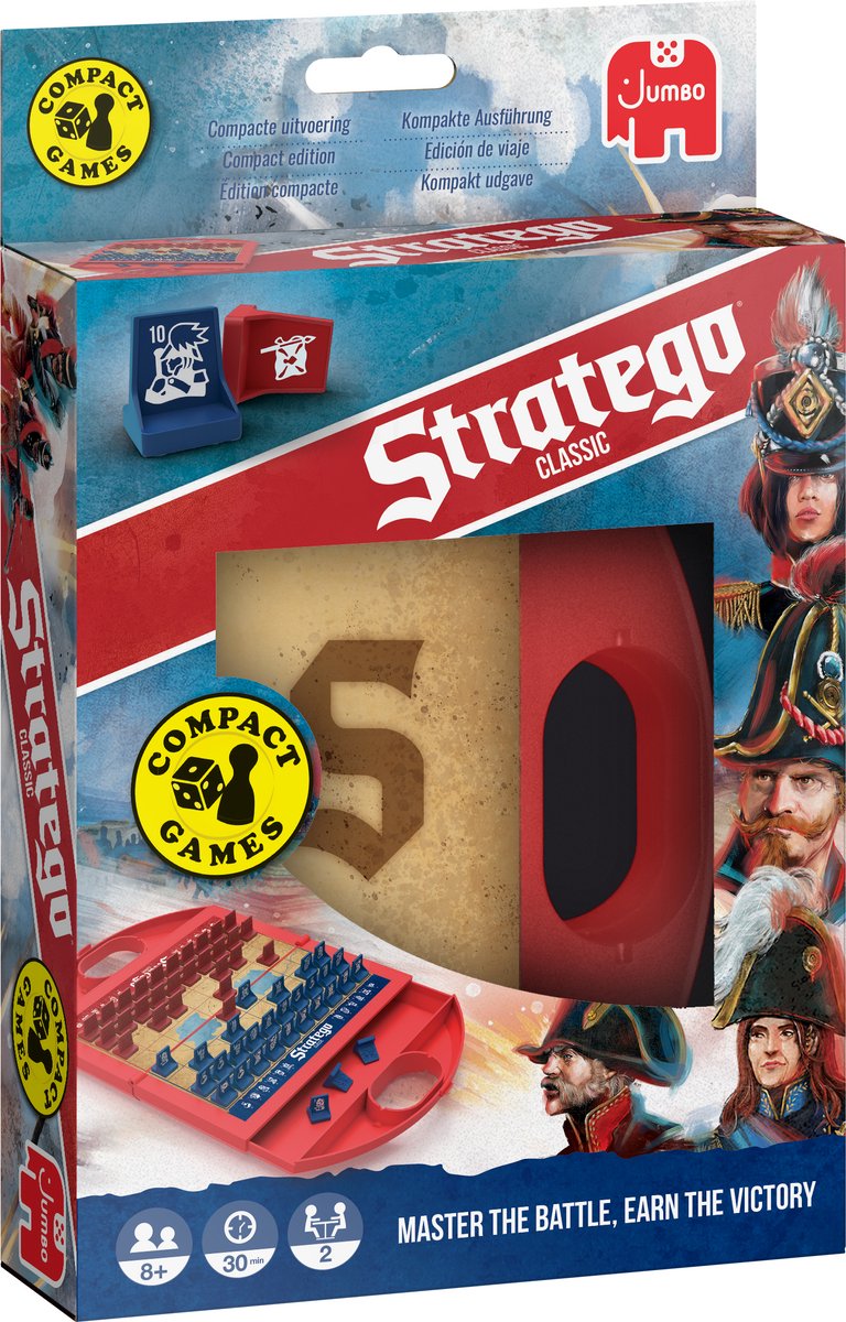 Jumbo Stratego Compact Board Travel Game