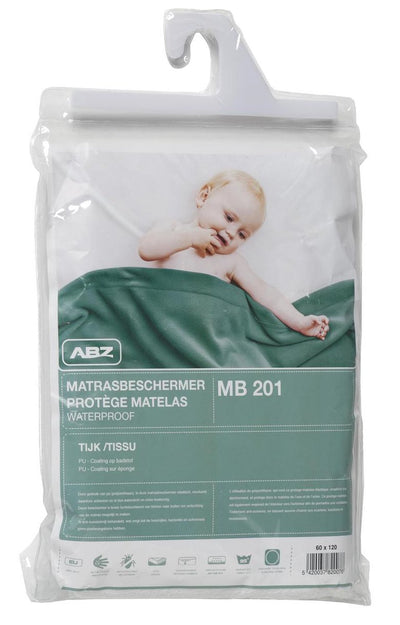 Drap-housse imperméable Abz 75x95 cm - blanc